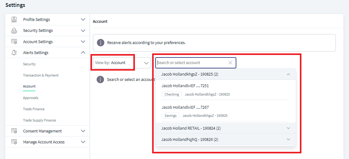 Multi-Customer ID with less or more than 10 accounts